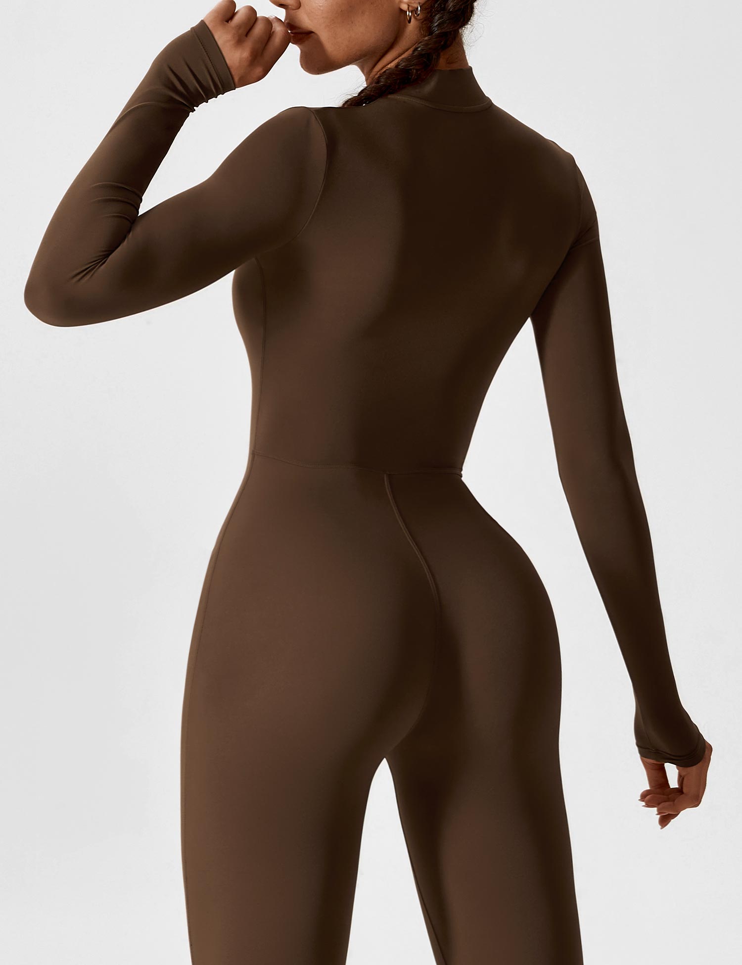 Lina | Naadloze Full-Zip Bodysuit