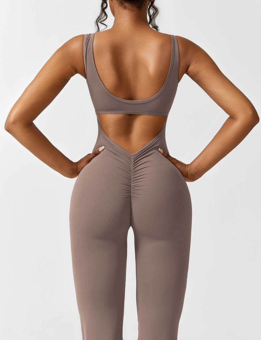 Sienna | Rugloze Flare-Jumpsuit