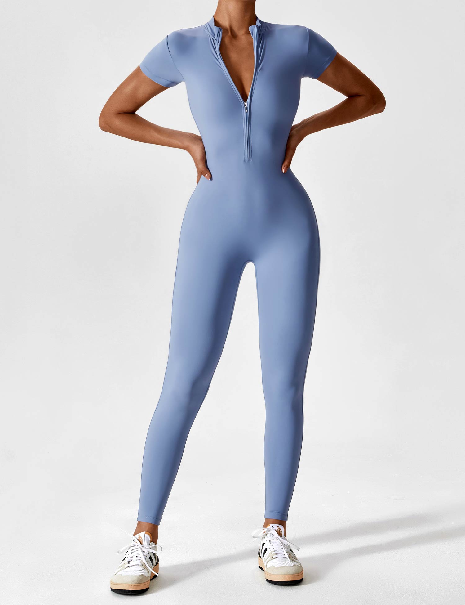 Lina | Naadloze Full-Zip Bodysuit
