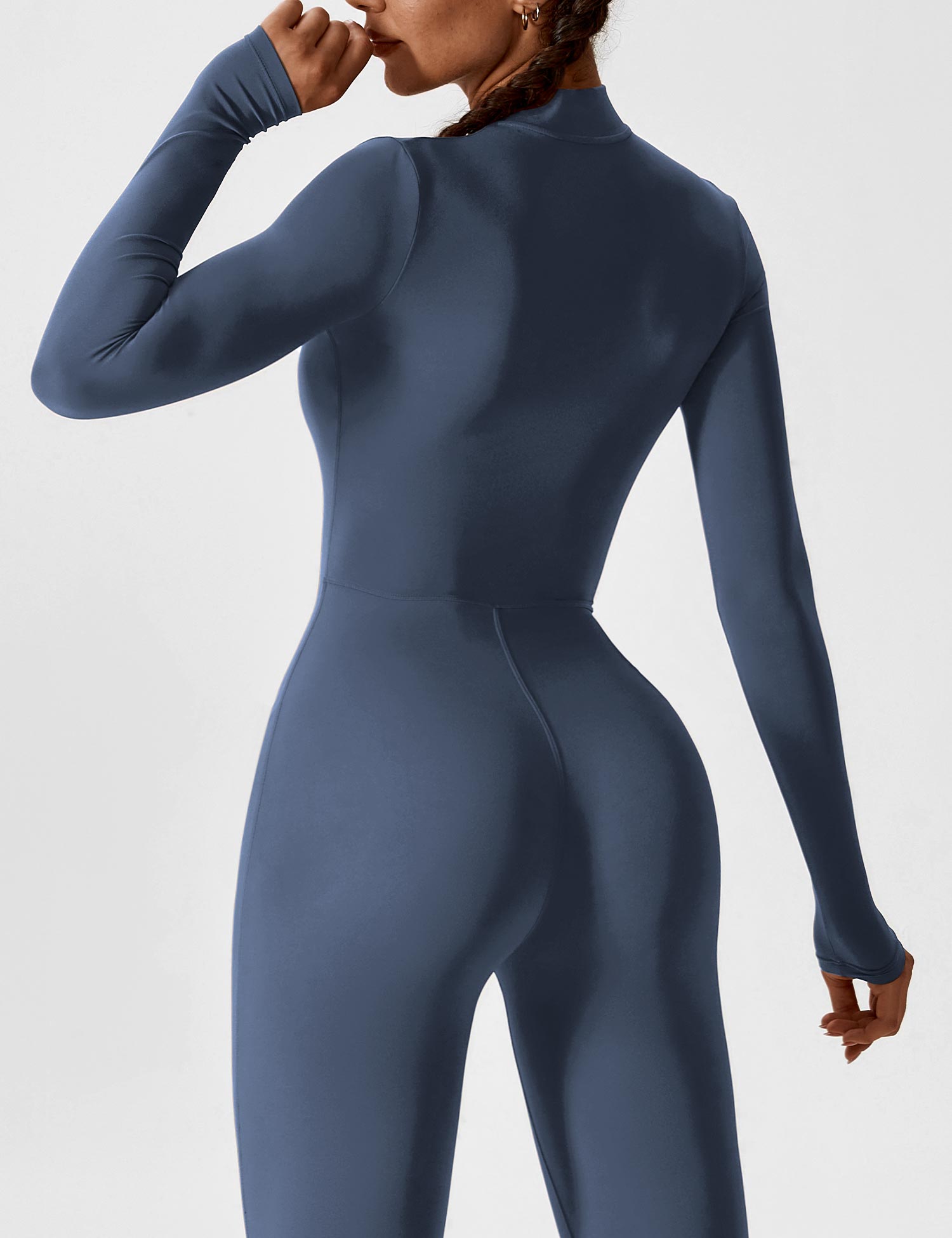 Lina | Naadloze Full-Zip Bodysuit