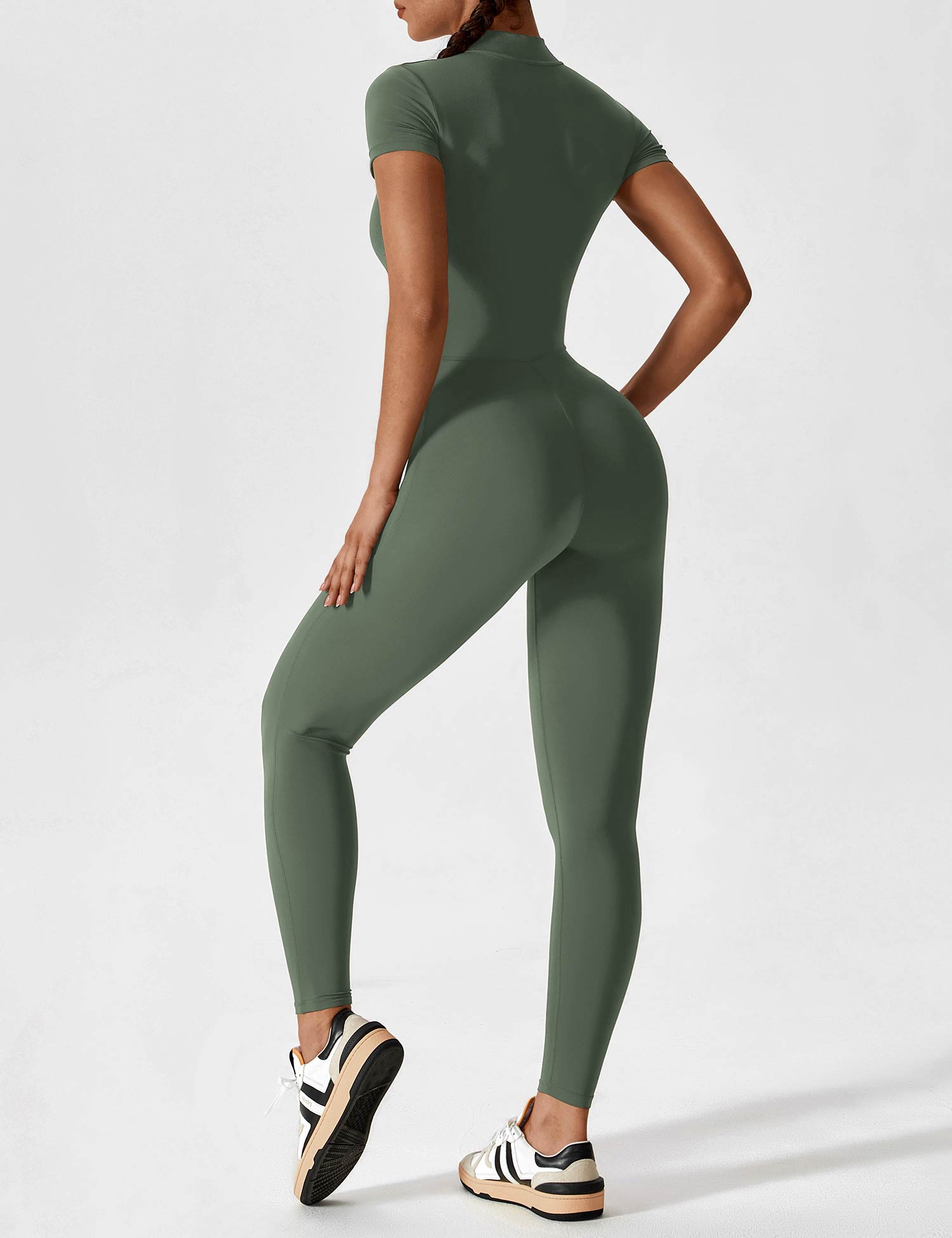 Lina | Naadloze Full-Zip Bodysuit