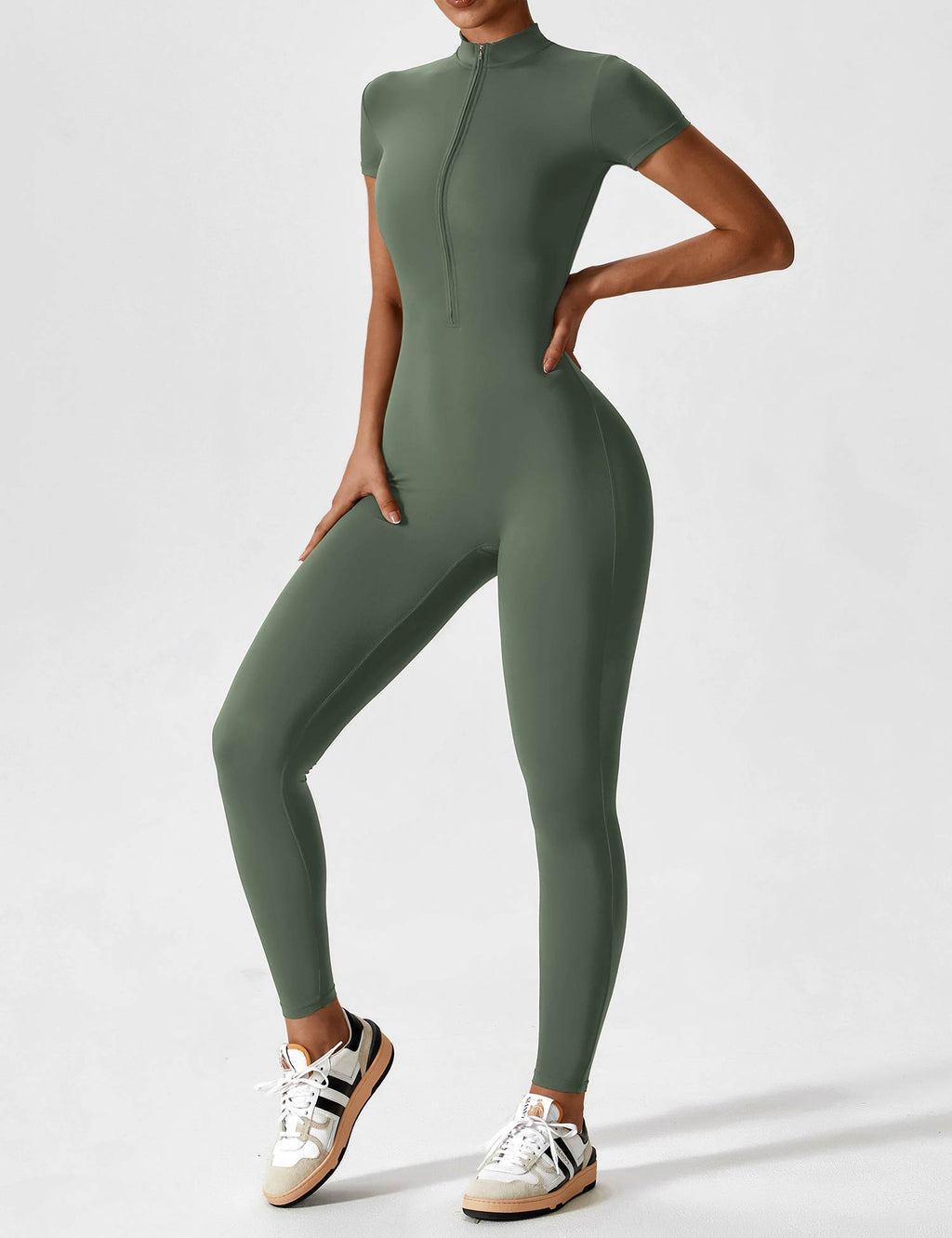 Lina | Naadloze Full-Zip Bodysuit