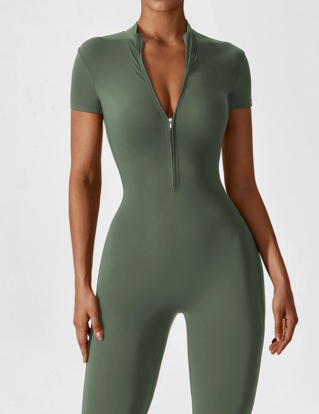 Lina | Naadloze Full-Zip Bodysuit