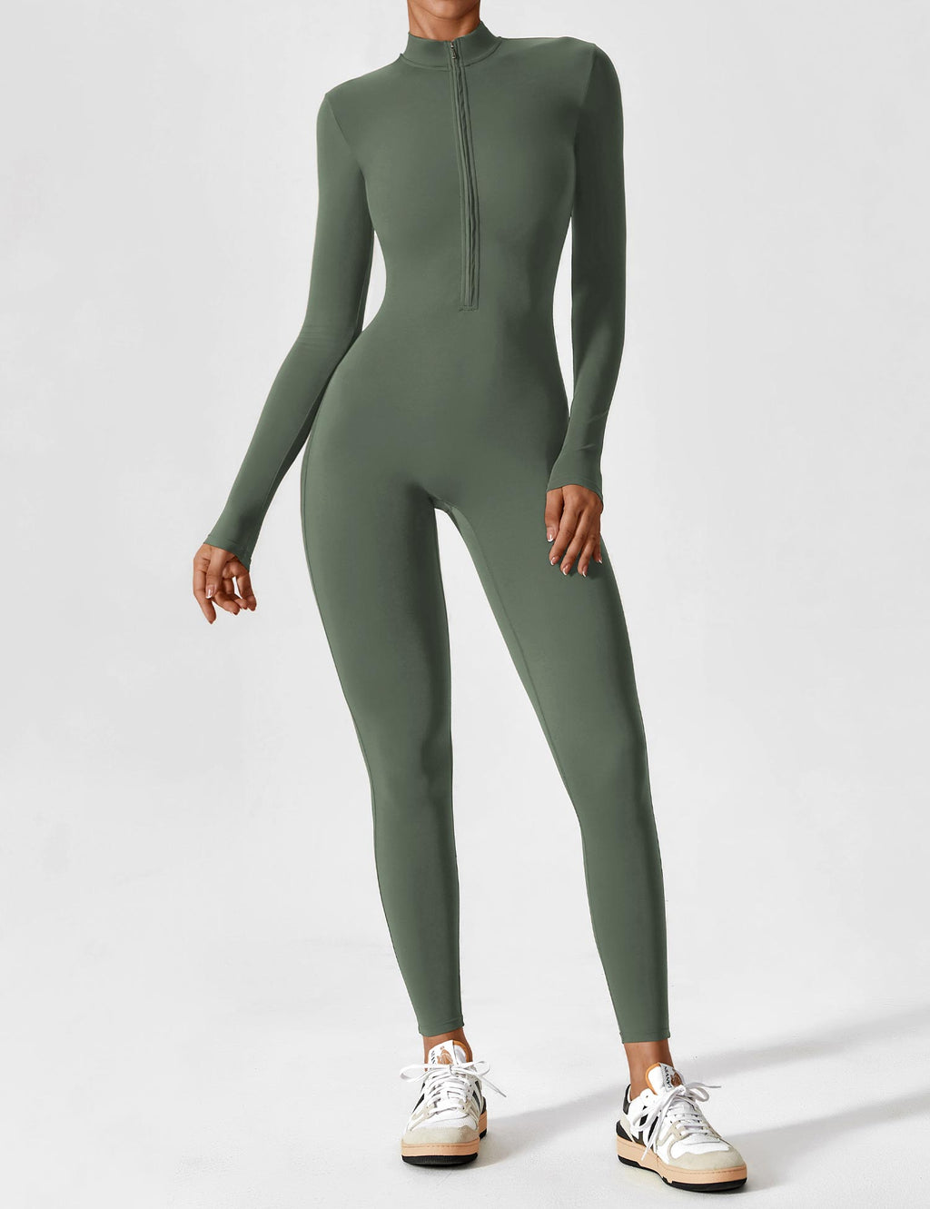 Lina | Naadloze Full-Zip Bodysuit