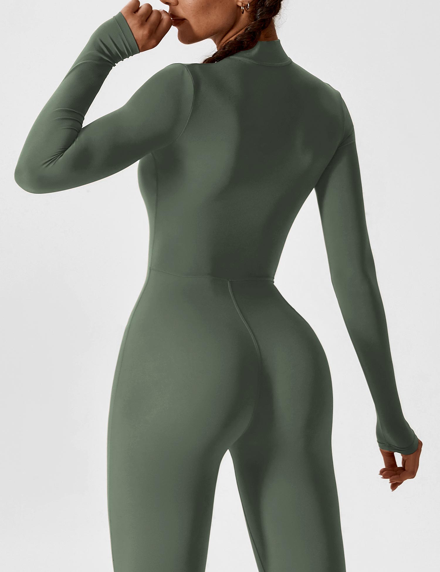 Lina | Naadloze Full-Zip Bodysuit