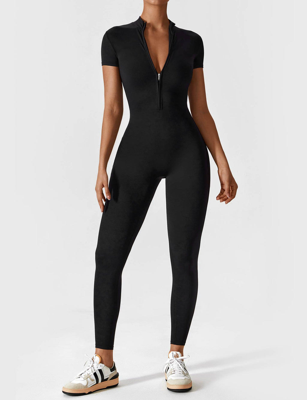 Lina | Naadloze Full-Zip Bodysuit