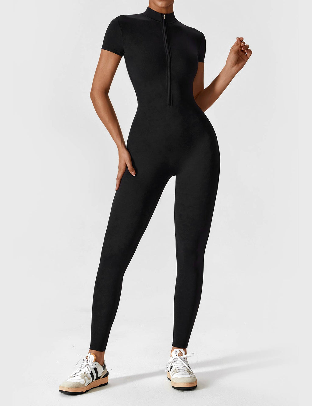 Lina | Naadloze Full-Zip Bodysuit