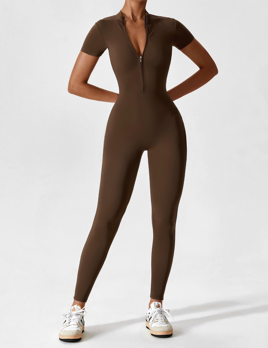 Lina | Naadloze Full-Zip Bodysuit